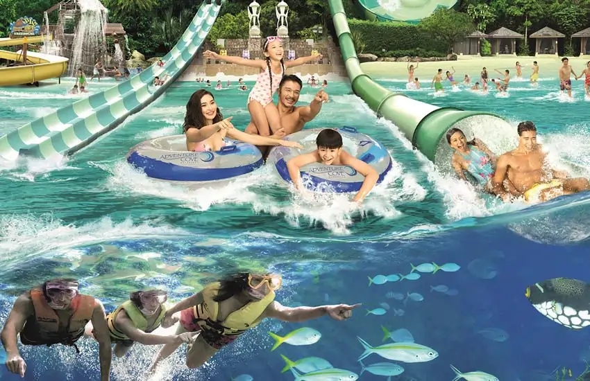 Adventure Cove Waterpark Singapore