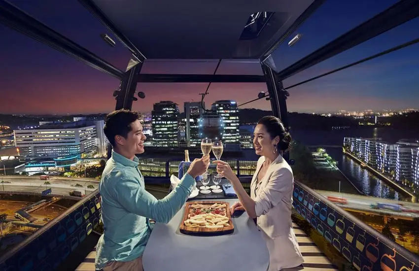 Cable Car Sky Dining Singapore