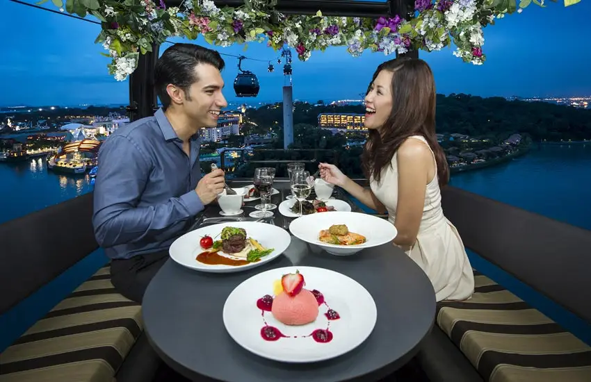 Cable Car Sky Dining Singapore