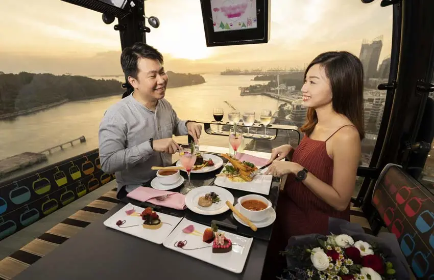Cable Car Sky Dining Singapore