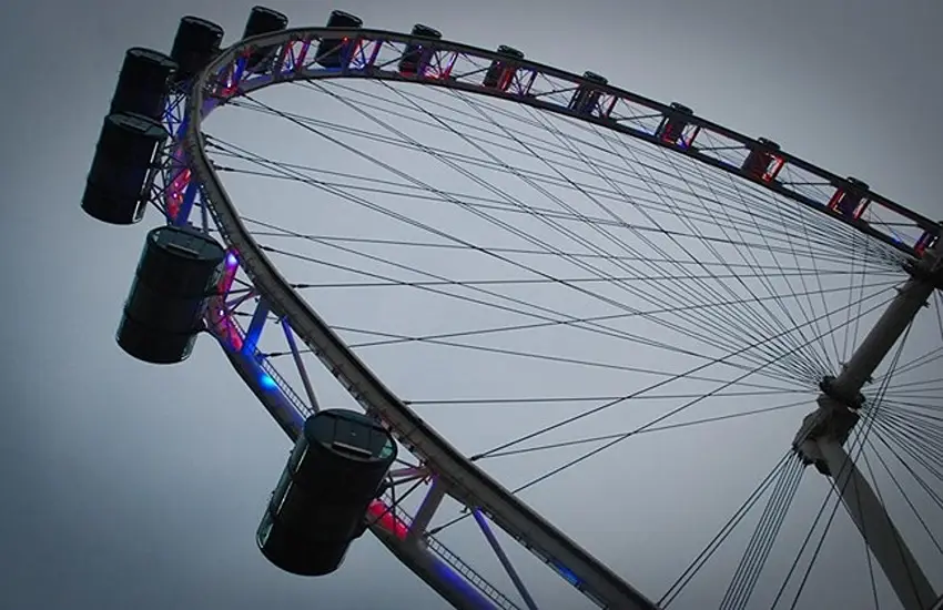 Singapore Flyer and Garden by the Bay